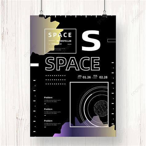 Space Y2k Style Poster Template Template Download On Pngtree