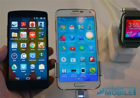 Samsung Galaxy S5 Vs Nexus 5 Video