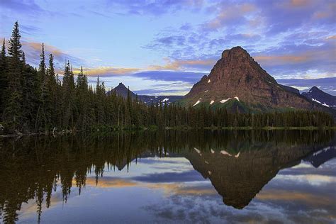 Two Medicine Lake Sunrise Glacier National Park Photograph By Thomas