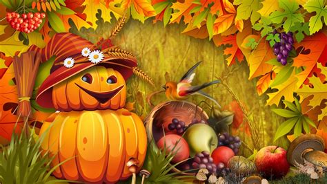 Scarecrows And Pumpkins Wallpaper 58 Images
