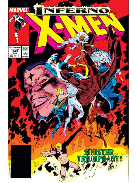 Classic X Men On Twitter Uncanny X Men 243 Cover Dated April 1989