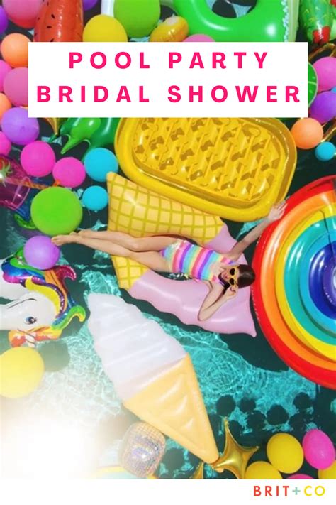 47 Beautiful Bridal Shower Theme Ideas In 2021 Pool Party Bridal