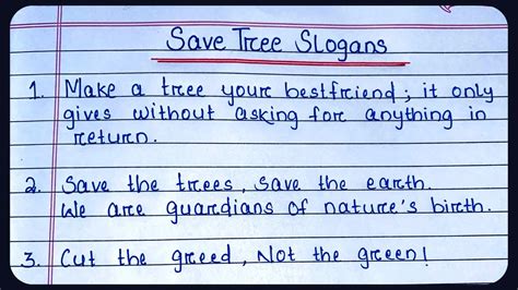 Best Slogans On Save Trees Save Trees Save Earth In English Save