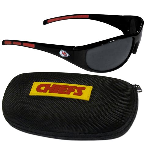 Limited supply for the holiday season, hurry before they are gone! Kansas City Chiefs Wrap Sunglass and Case Set in 2020 ...