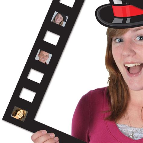 Filmstrip Photo Fun Frames Pack Of 5 Hollywood Party Supplies