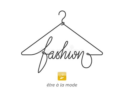 Creative Fashion Style Logo Design Vector Sign With Lettering And