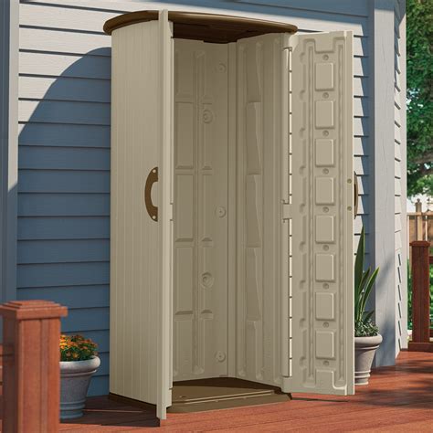 Intentionally designed weatherproof and resistant to corrosion asgard's stylish. Durable Double Wall Resin Outdoor Garden Tool Storage Shed ...