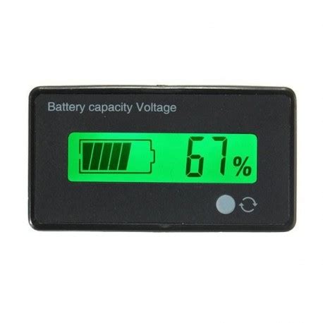 V V V V V LCD Acid Lead Lithium Battery Capacity I