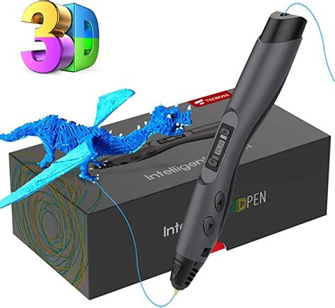 3d Printing Pen Tecboss Intelligent 3d Pen With 2 Pack Pla Refilaments