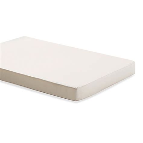 Crib bed dimensions (mattress size). Foundations® DuraLoft™ 3-Inch Full-Size Crib Mattress ...