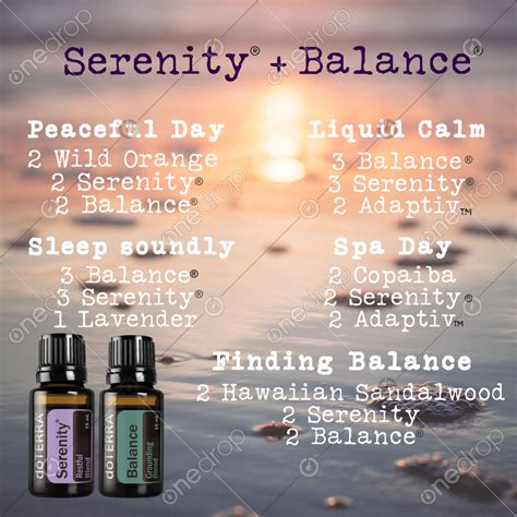 dōTERRA Serenity and dōTERRA Balance Diffuser Blend Graphi by Amy Wheeler