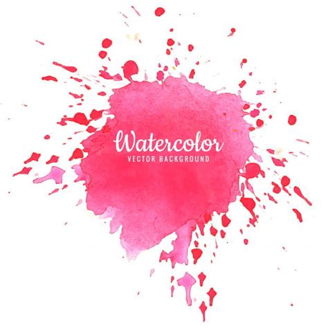 Abstract Pink Watercolor Splash Design Eps Vector Uidownload