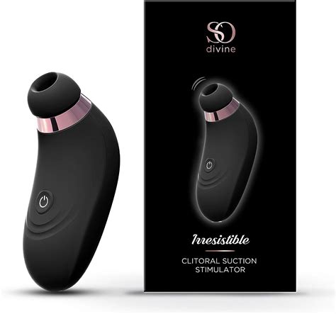So Divine Clitoral Suction Stimulator Sex Toy Vibrator For Women Black