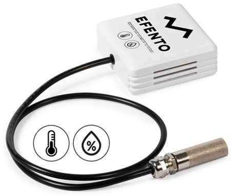Bluetooth Temperature And Humidity Sensor With External Probe Mælibúnaður