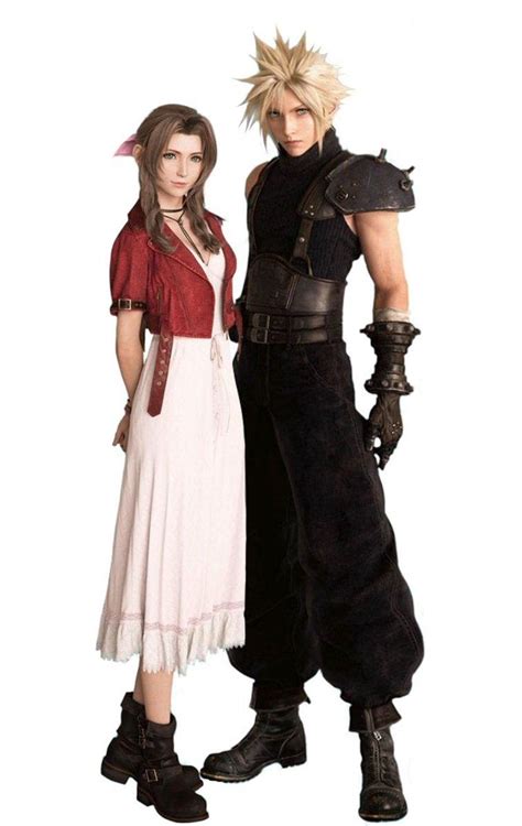 Ff7 Remake Aerith And Cloud Side By Side Final Fantasy Vii Final Fantasy Vii Final Fantasy