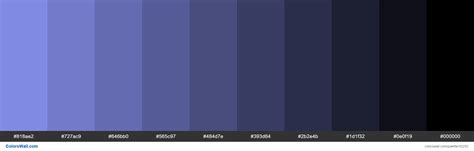 Shades Xkcd Color Periwinkle Blue 8f99fb Hex Colors Palette Colorswall