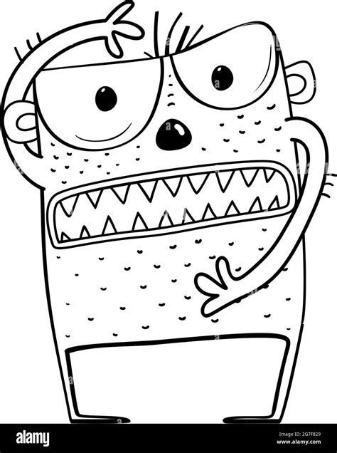 Scary Monsters Coloring Pages For Adults