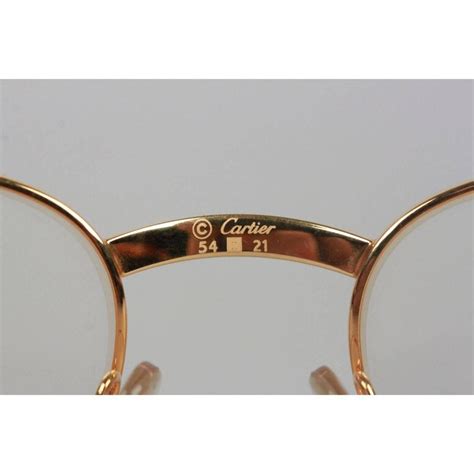 Cartier Paris Aube Tortoise Gold Frame Clear Lens Eyeglasses 54 21 140 Nos Ubicaciondepersonas