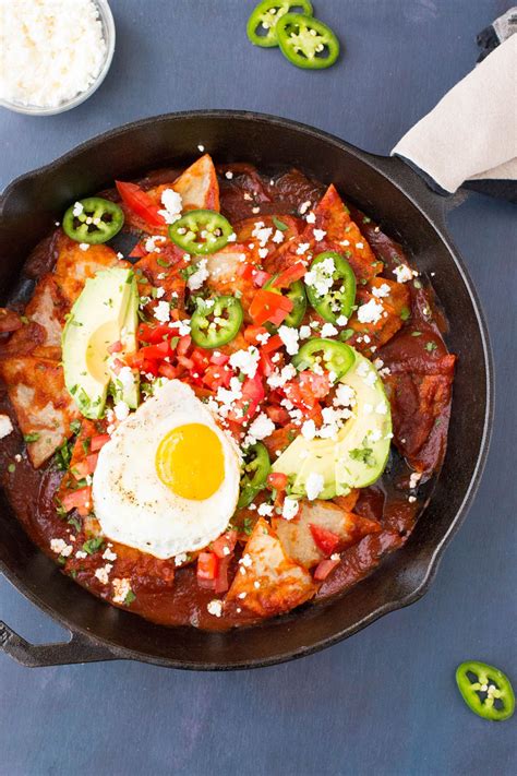 A Recipe For The Ultimate Mexican Breakfast With Homemade Crispy Tortilla Chips Tossed W