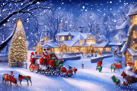 Magical Christmas Winter Wonderland Graphic · Creative Fabrica