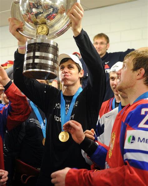 Evgeni Malkin And His Face With The 2012 World Hockey Championship