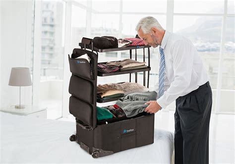 Shelfpack Suitcase With Built In Shelves The Green Head