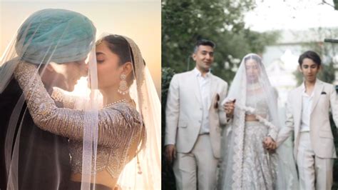 Bride Mahira Khan Walks Down The Aisle With Son Azlan Salim Karim In