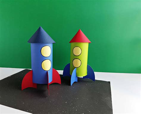 Easy Rocket Crafts For Kids