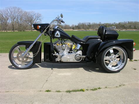 Harley Davidson Custom Trike Black Beloit Wisconsin Chopperexchange