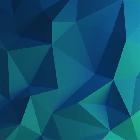 2048x2048 Frosty Blue Polygon Ipad Air Wallpaper Hd Abstract 4k