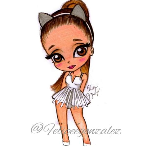 Ariana Grande Cartoon We Heart It Cartoon Draw And