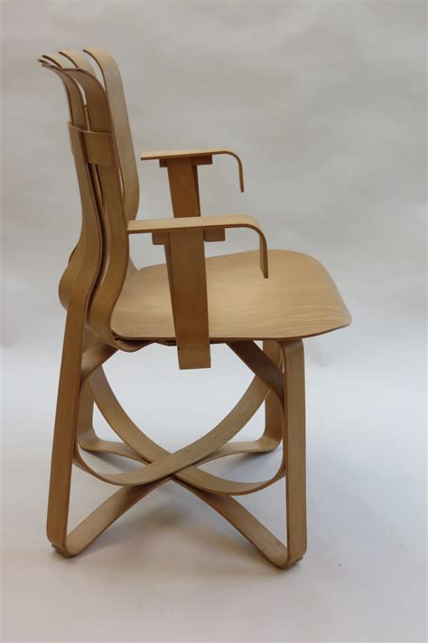 Gehry chair are made from wood. Hat Trick Chair by Frank Gehry for Knoll 1 available ...