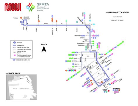 45-Stockton - Union Bus Route - SF MUNI - SF Bay Transit