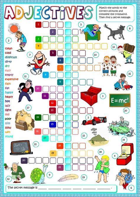 Adjectives Ficha Interactiva Y Descargable Puedes Hacer Los Ejercicios