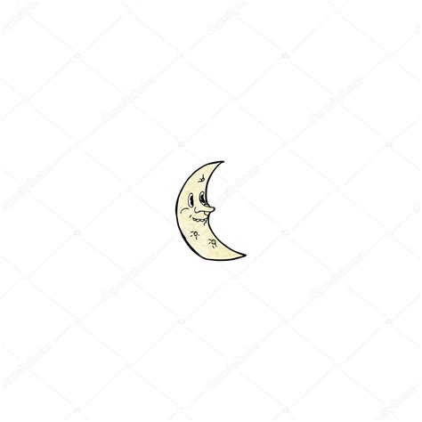 Retro Crescent Moon Stock Illustration By ©lineartestpilot 21395603