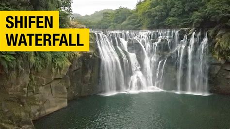Walking Tour Of Shifen Waterfall In Taiwan Youtube