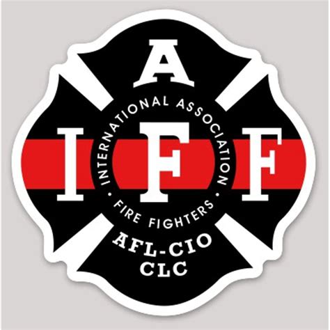 Thin Red Line Black Iaff International Association Firefighters