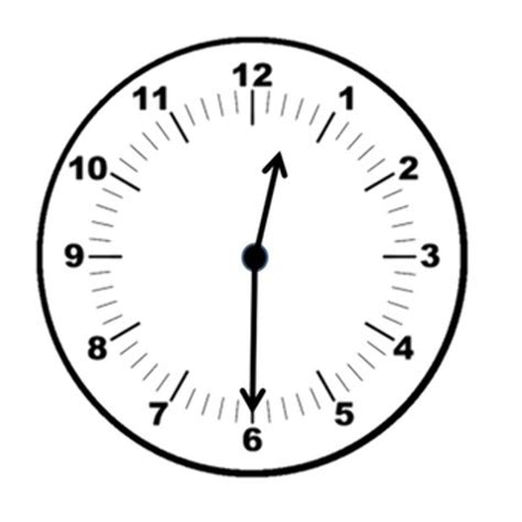 Download High Quality Clock Clipart Half Past Transparent Png Images