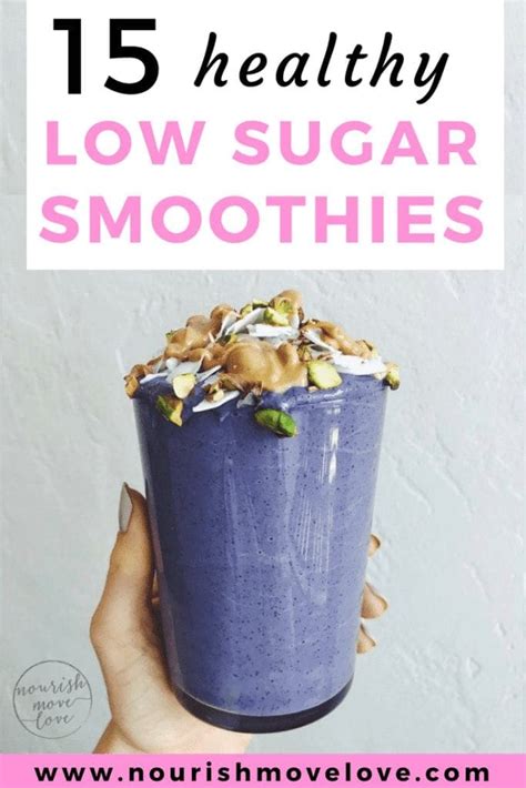 15 Healthy Low Sugar Smoothie Recipes
