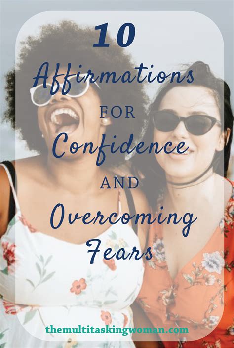 10 Affirmations For Confidence And Overcoming Fears In 2020