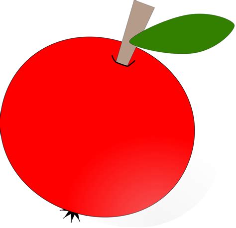 A Red Apple Clipart Best