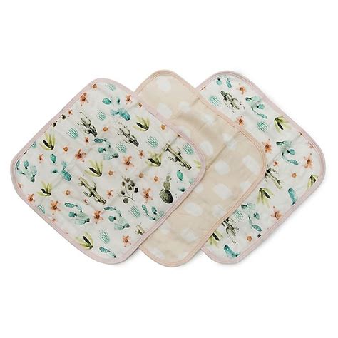Loulou Lollipop 3 Pack Cactus Floral Washcloths Bed Bath And Beyond