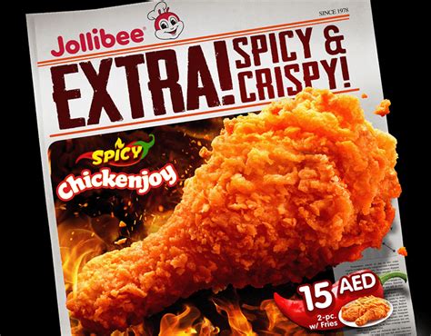 Jollibee Emea Spicy Chickenjoy Extra Extra Behance