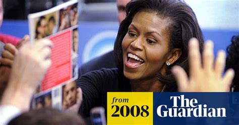 Michelle Obama Campaigns For Her Husband In Conservative Indiana Us Elections 2008 The Guardian