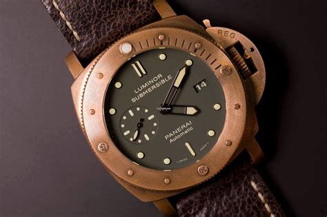 Panerai Luminor Submersible 1950 Bronzo Tiempo Relojes