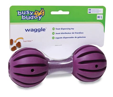 Busy Buddy Waggle Ml Interactive Treat Dispensing Dog Toy Chew Toy
