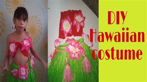 Diy Hawaiian Costumemy Own Style And Easy Steps Youtube