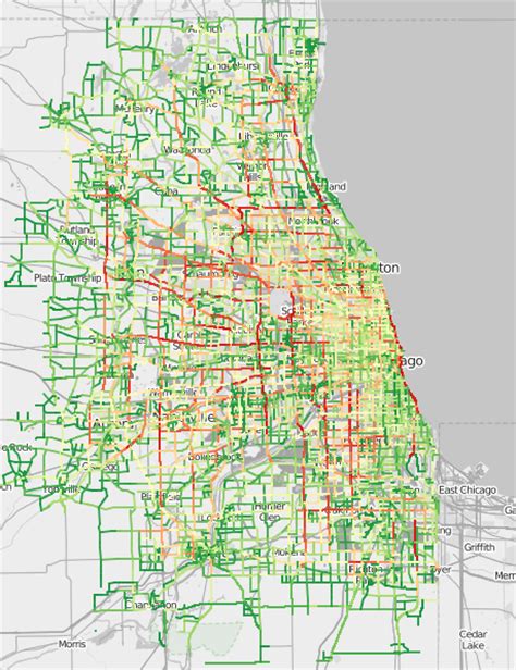 Current Chicago Traffic Map Zip Code Map