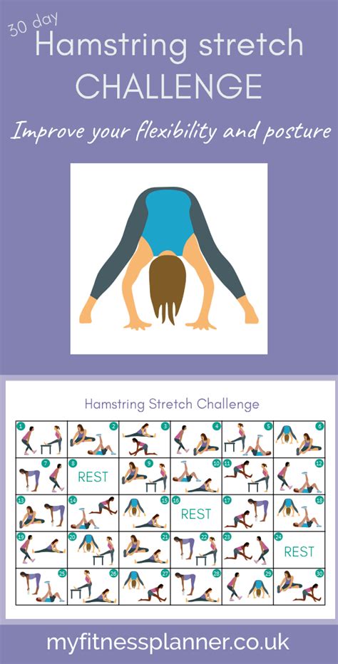 30 day challenge featuring the best hamstring stretches to ease tightness while avoiding strain