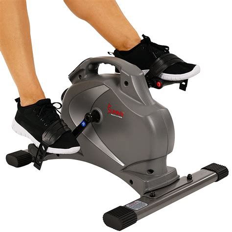Sunny Health And Fitness Sf B0418 Magnetic Mini Exercise Bike Gray